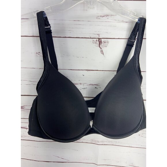 Cacique Black Padded Adjustable Hook eye Closure Bra Size 46C - Picture 5 of 6